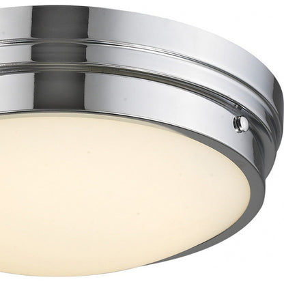 Cermack St. Round LED Flush Mount Ceiling Light in Detail.