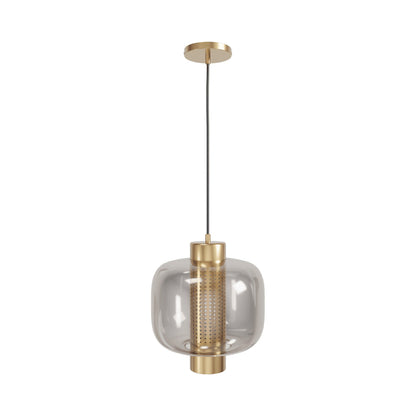 Cosmopolitan Pendant Light in Aged Brass (11-Inch).