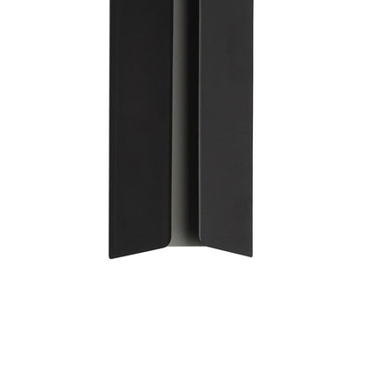 Avenue Curved Top Outdoor LED Wall Light in Detail.