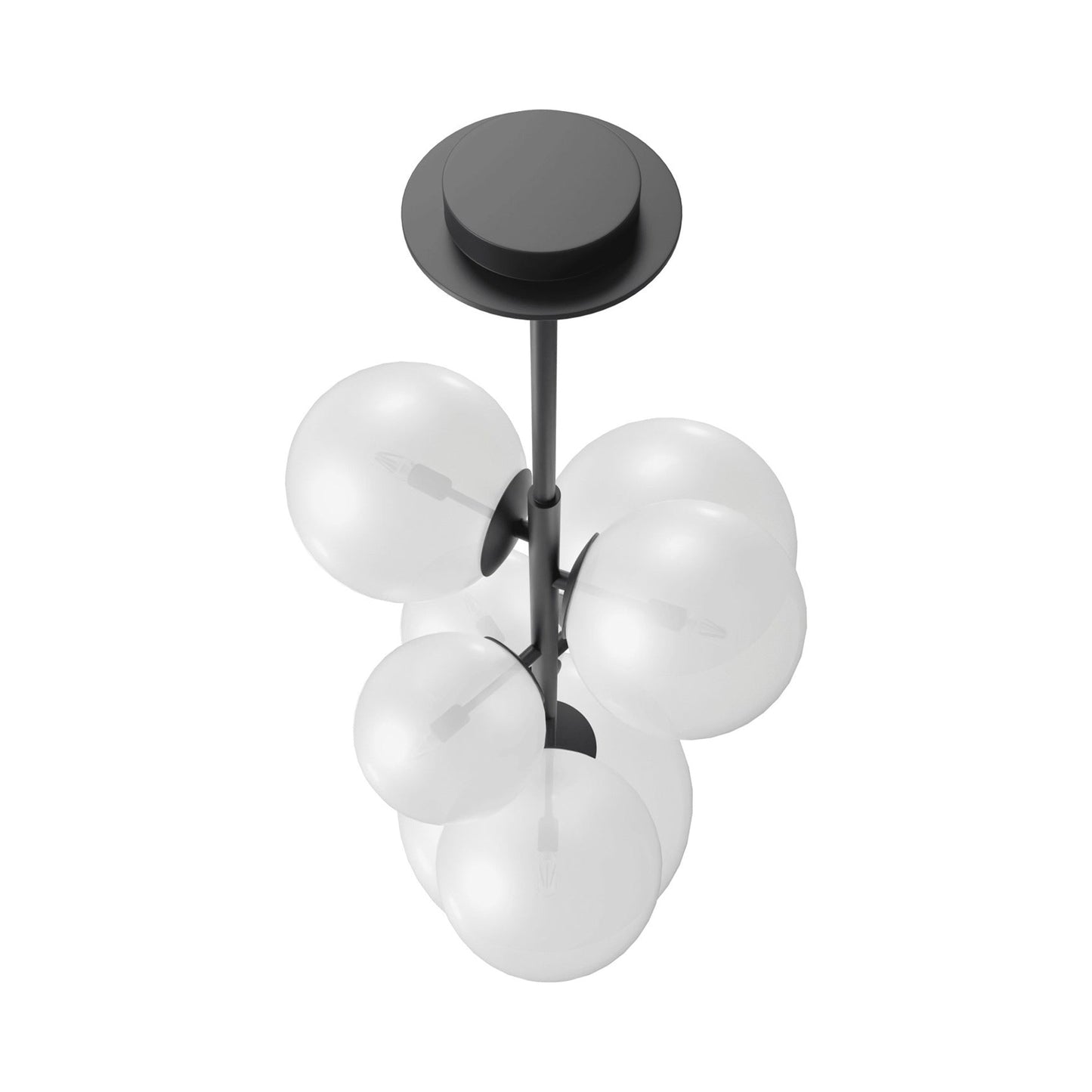 Delilah Vertical Chandelier in Detail.