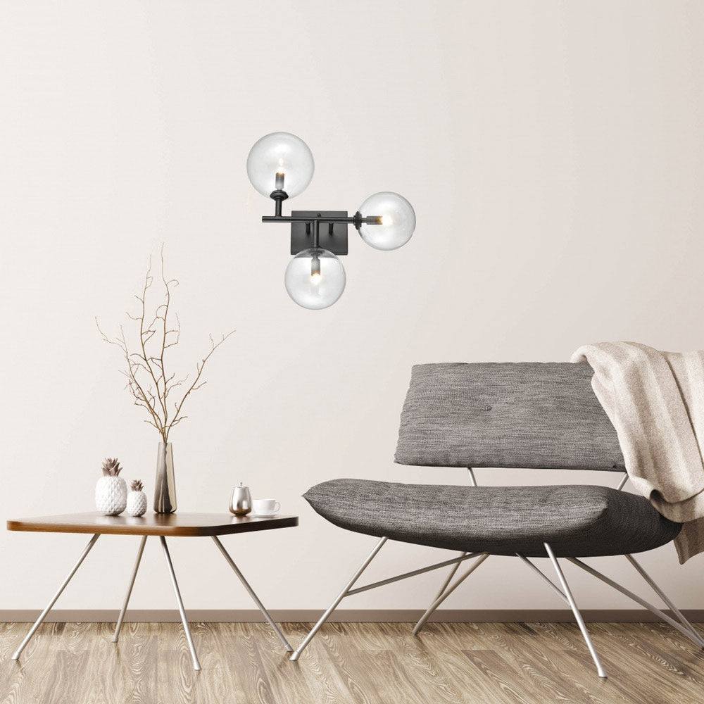 Delilah Wall Light in living room.