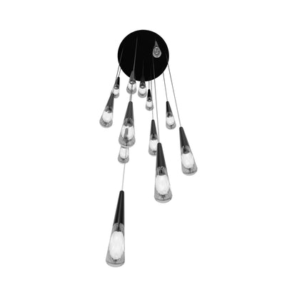 Encino Multi Light Pendant Light in Detail.