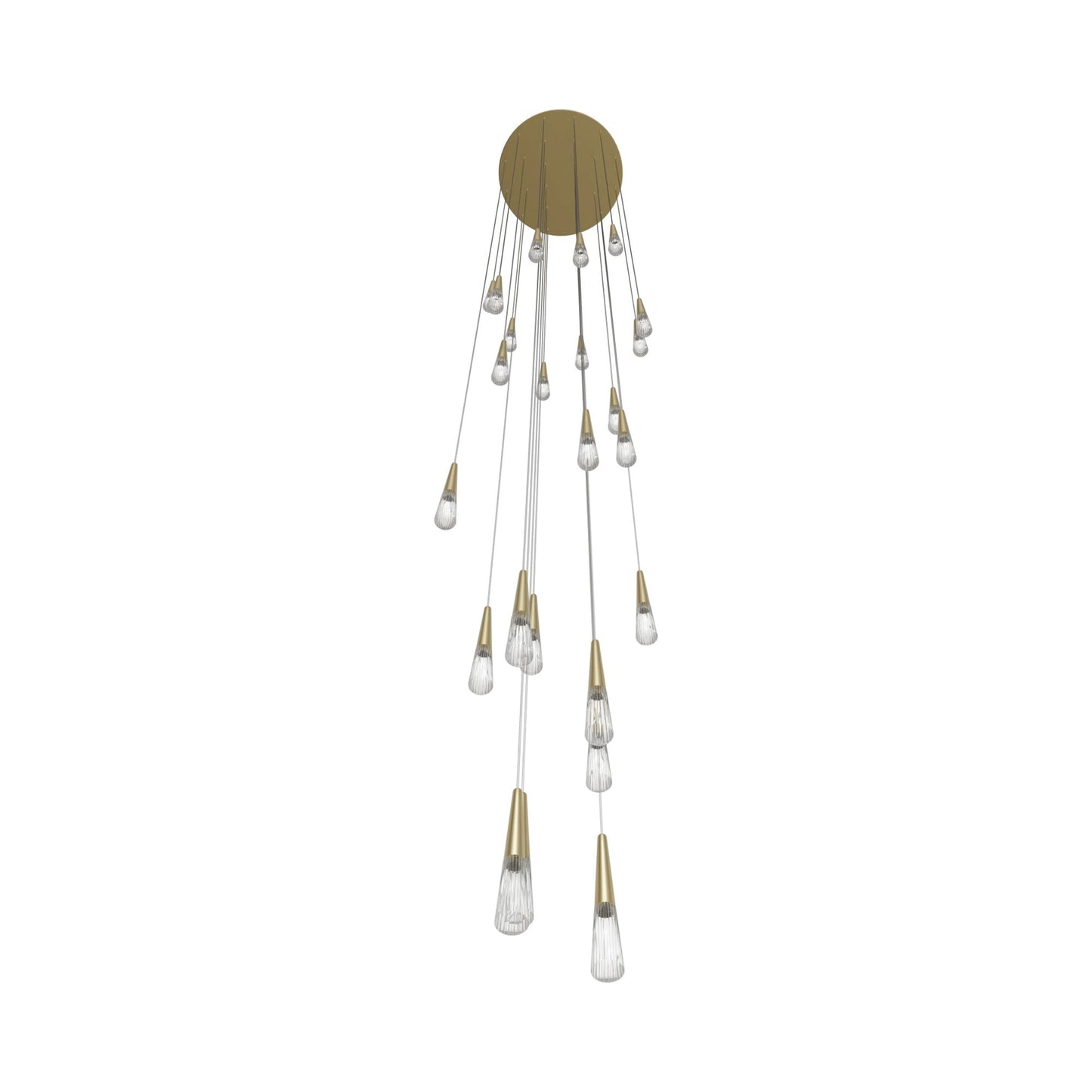 Encino Multi Light Pendant Light in Detail.