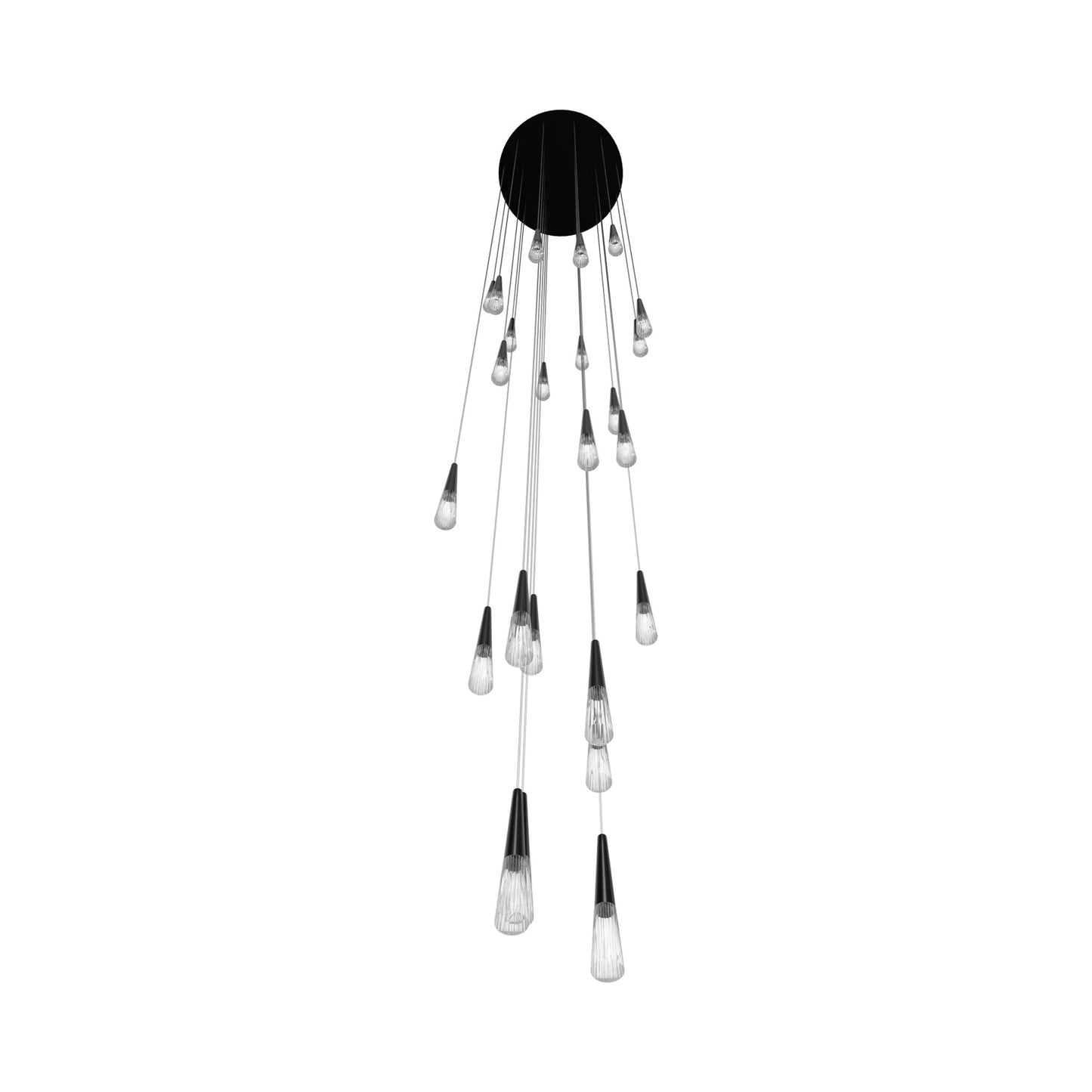 Encino Multi Light Pendant Light in Detail.