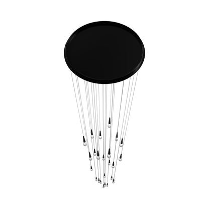 Encino Multi Light Pendant Light in Detail.