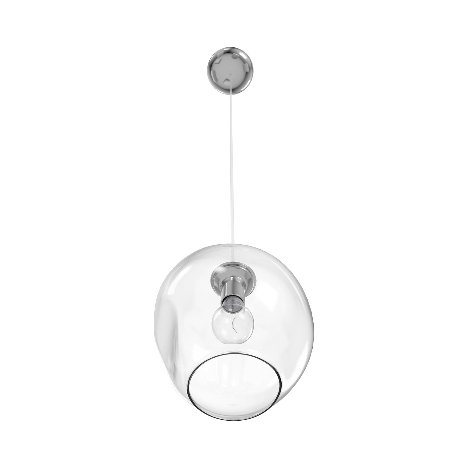 Fairfax Ave. Globe Pendant Light in Detail.