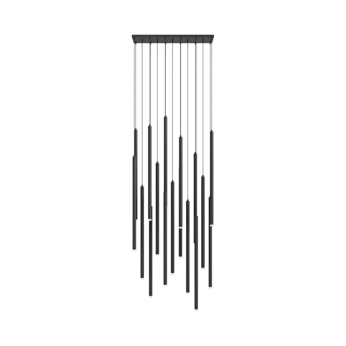 Filmore Ave. Linear Pendant Light in Black.