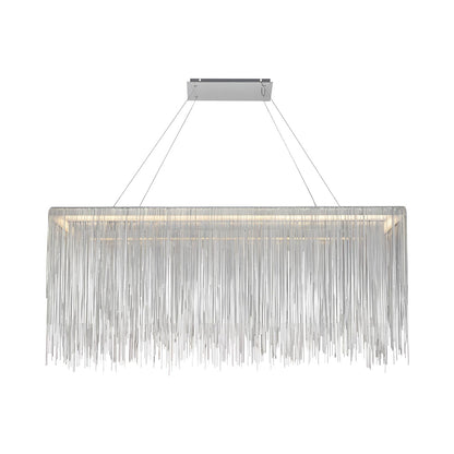 Fountain Ave. LED Chandelier in Chrome.