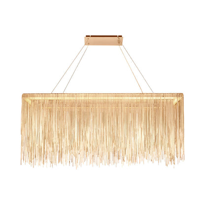 Fountain Ave. LED Chandelier in Gold.