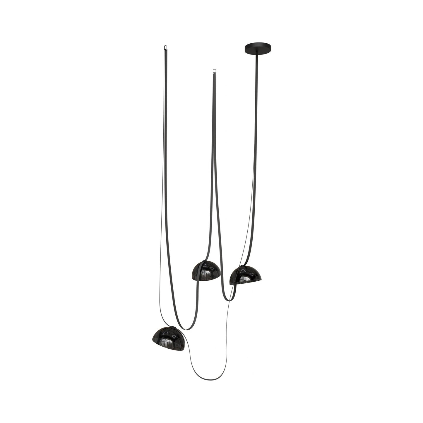 Fremont G102 LED Chandelier in Black (3-Light).