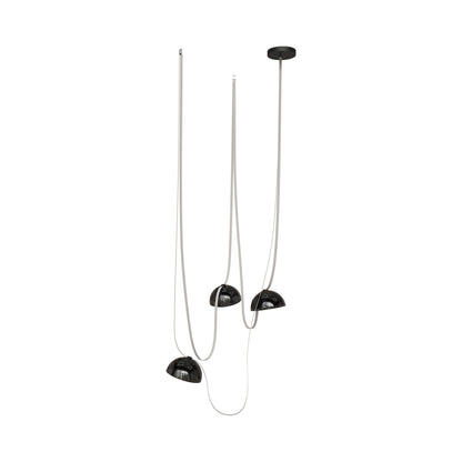 Fremont G102 LED Chandelier in Ivory (3-Light).
