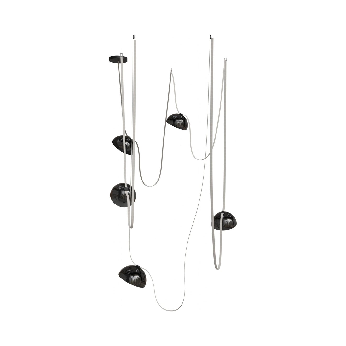 Fremont G102 LED Chandelier in Ivory (5-Light).