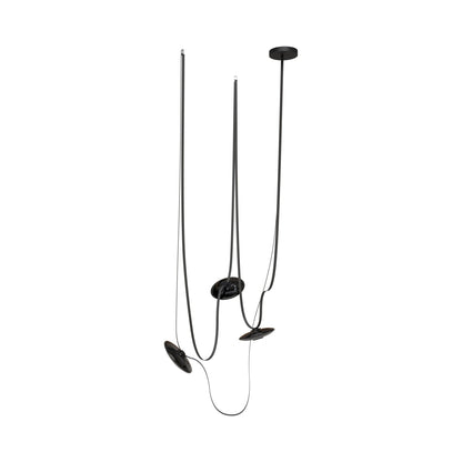 Fremont G20 LED Chandelier in Smoke/Black (3-Light).