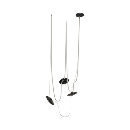 Fremont G20 LED Chandelier in Smoke/Ivory (3-Light).