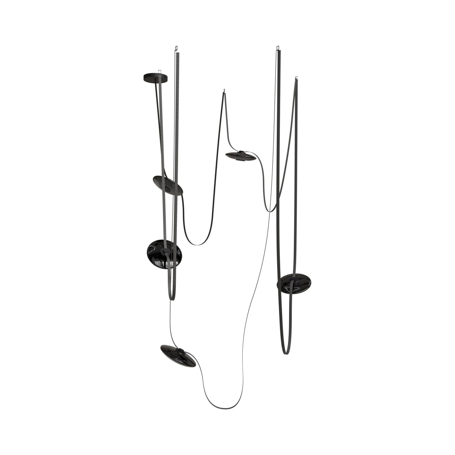 Fremont G20 LED Chandelier in Smoke/Black (5-Light).