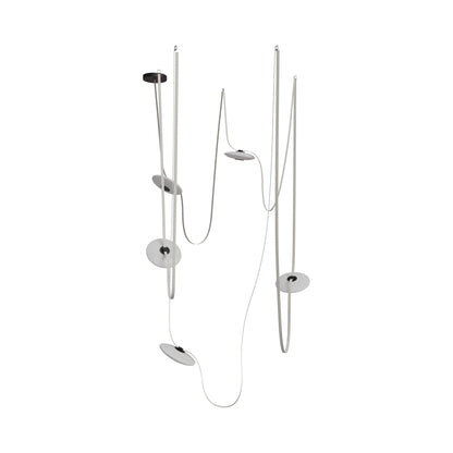 Fremont G20 LED Chandelier in White/Ivory (5-Light).