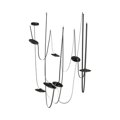 Fremont G20 LED Chandelier in Smoke/Black (7-Light).