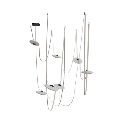 Fremont G20 LED Chandelier in White/Ivory (7-Light).