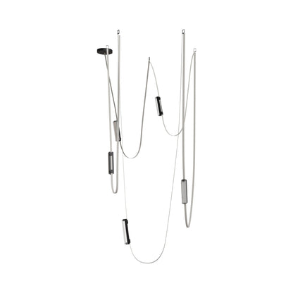 Fremont G400 LED Chandelier in Ivory (5-Light).