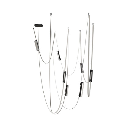 Fremont G400 LED Chandelier in Ivory (7-Light).