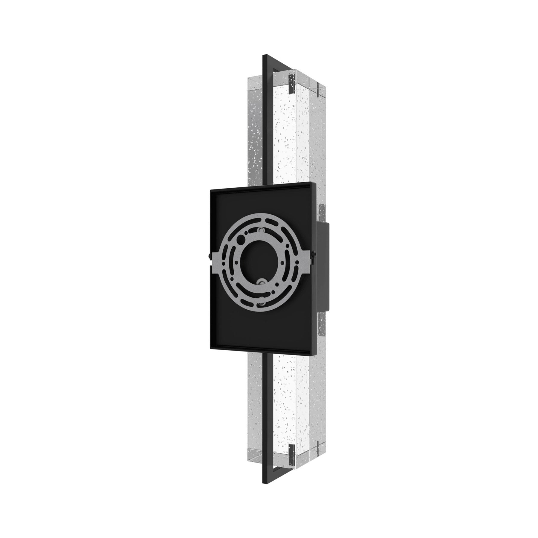 Glacier Rectangular LED Wall Light in Detail.