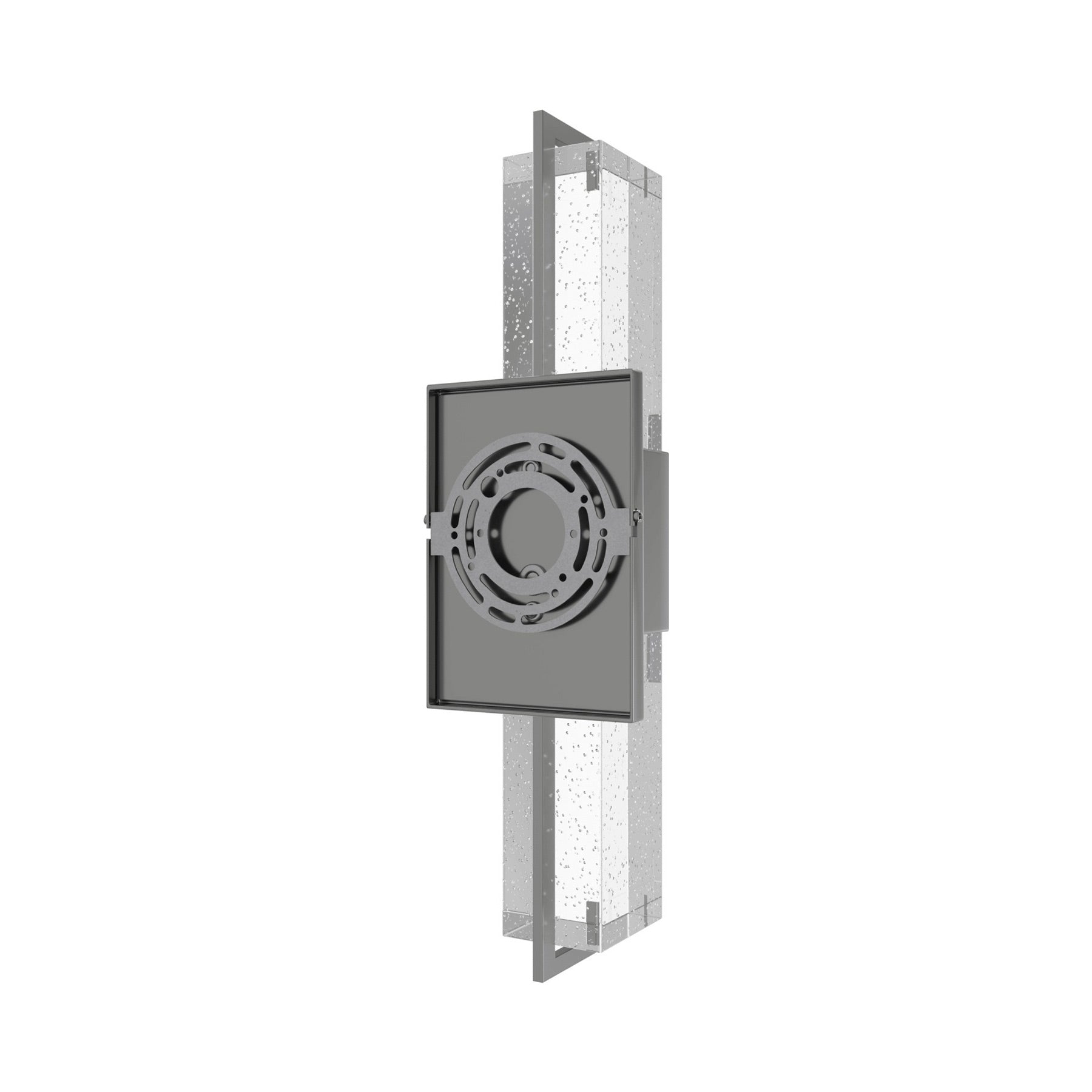 Glacier Rectangular LED Wall Light in Detail.