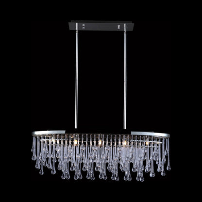 Hollywood Blvd. Oval Chandelier.