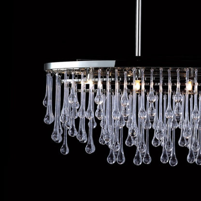 Hollywood Blvd. Oval Chandelier in Detail.