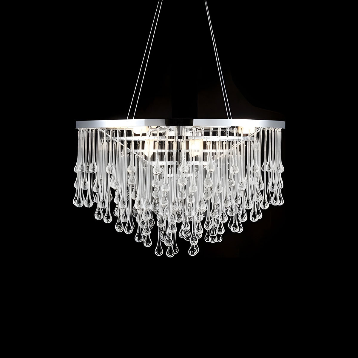 Hollywood Blvd. Round Chandelier (18-Inch).