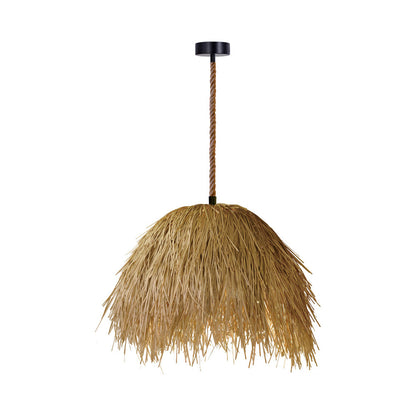 Malibu Hemp Rope Pendant Light (28-Inch).