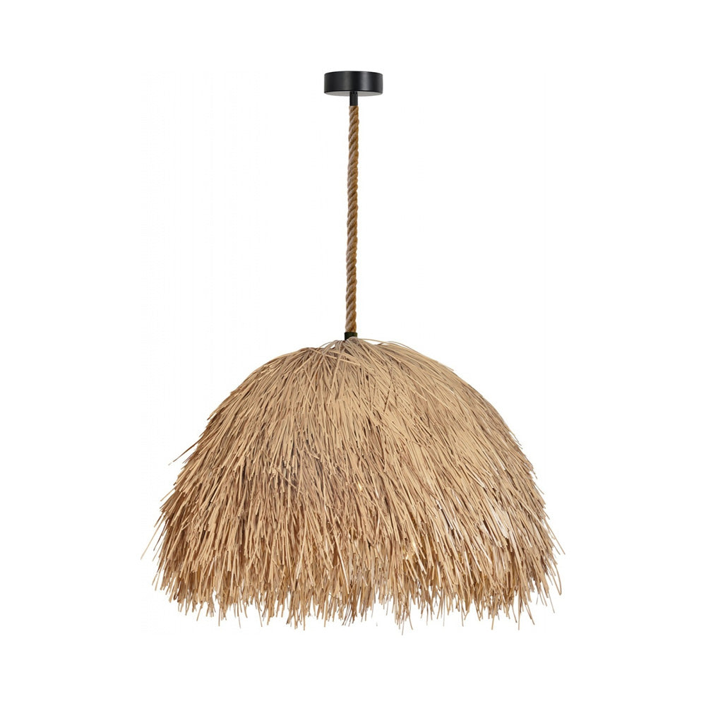 Malibu Hemp Rope Pendant Light (40-Inch).