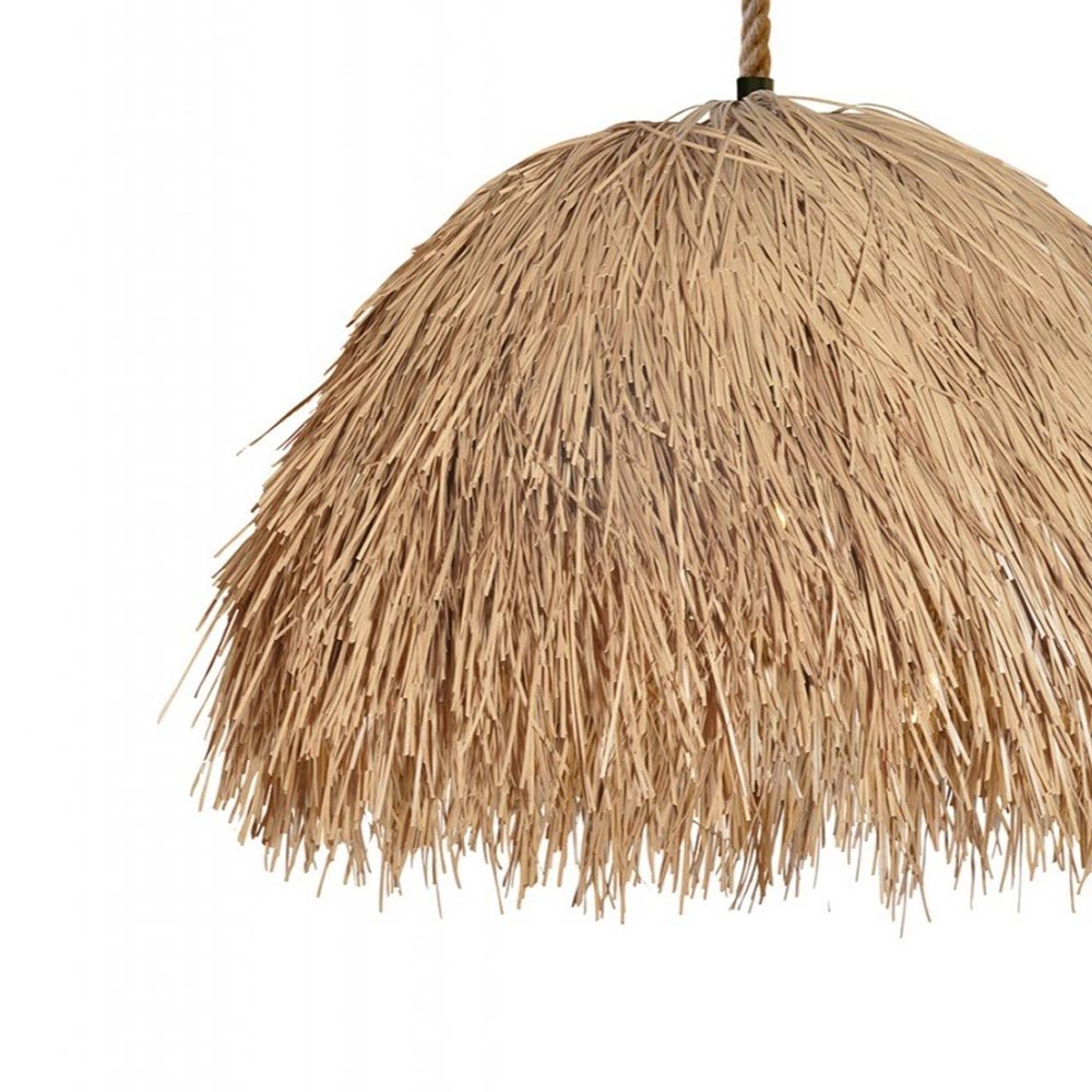Malibu Hemp Rope Pendant Light in Detail.