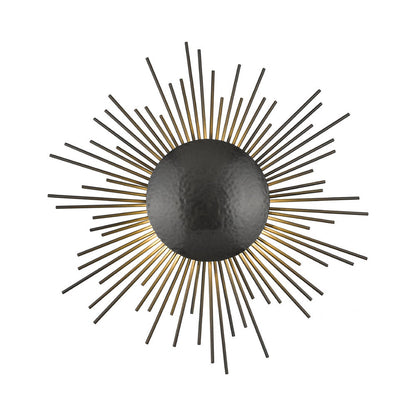 Marquee St. Wall Light in Hammered Dark Bronze.