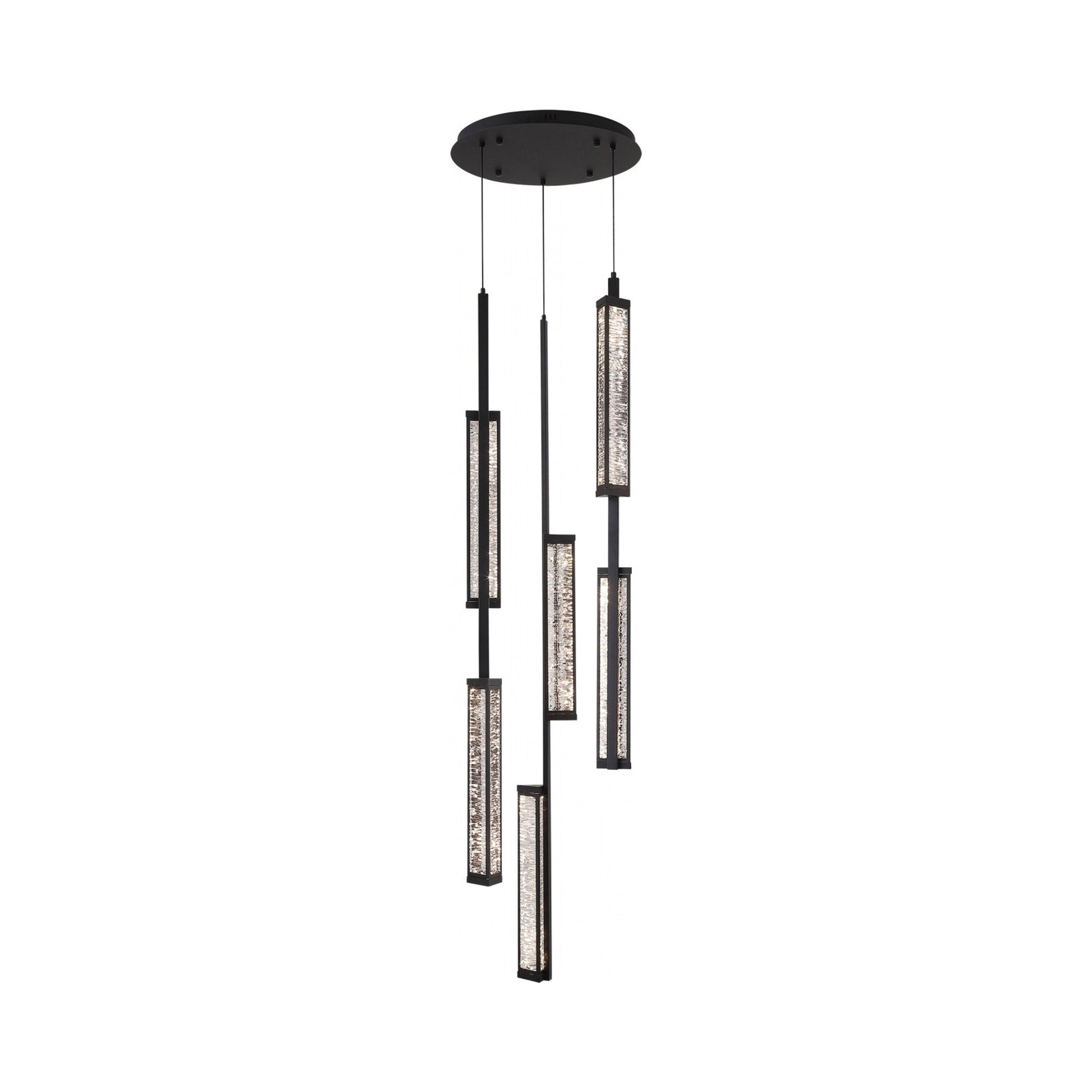 Metropole LED Multi Light Pendant Light (6-Light).