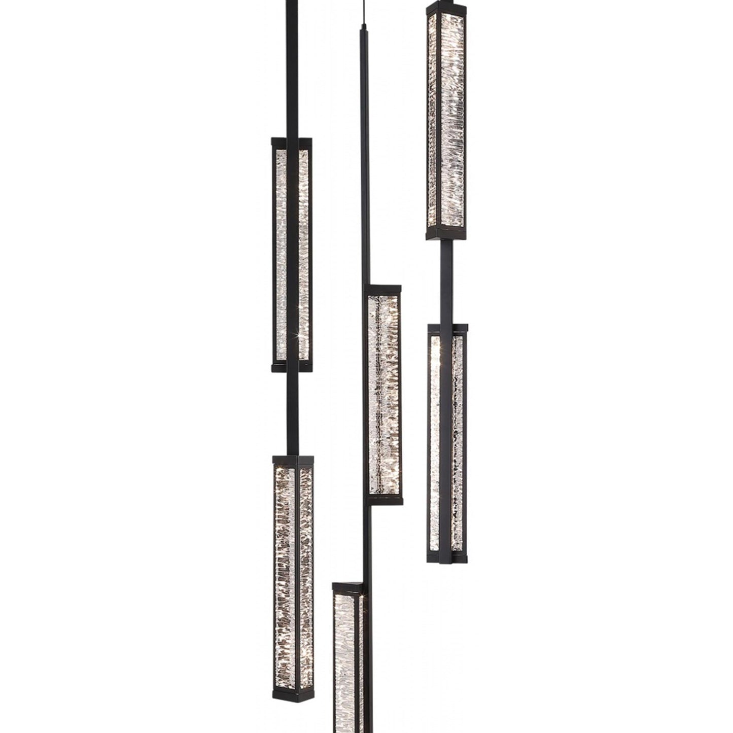 Metropole LED Multi Light Pendant Light in Detail.