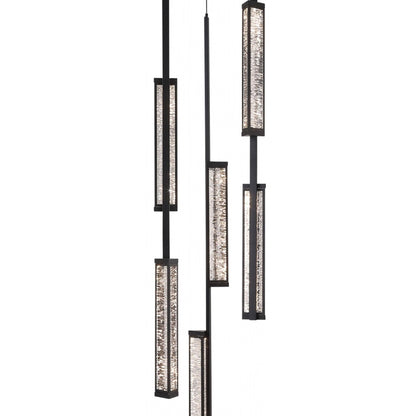 Metropole LED Multi Light Pendant Light in Detail.