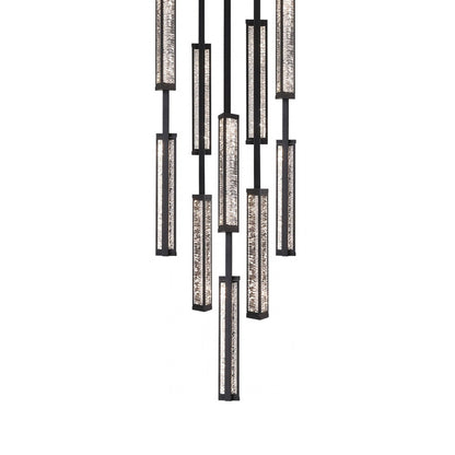 Metropole LED Multi Light Pendant Light in Detail.