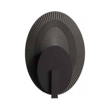 Avenue Oval Rippled Outdoor LED Wall Light.