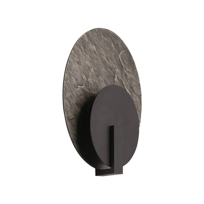 Avenue Oval Textured Outdoor LED Wall Light.