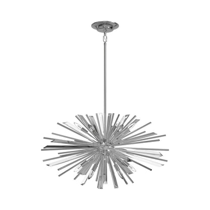Palisades Avenue Pendant Light in Chrome (8-Light).
