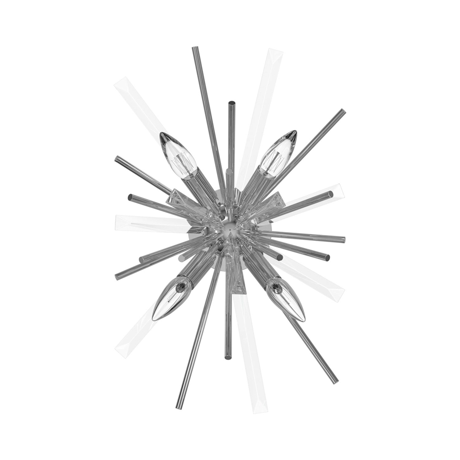 Palisades Avenue Wall Light in Chrome.