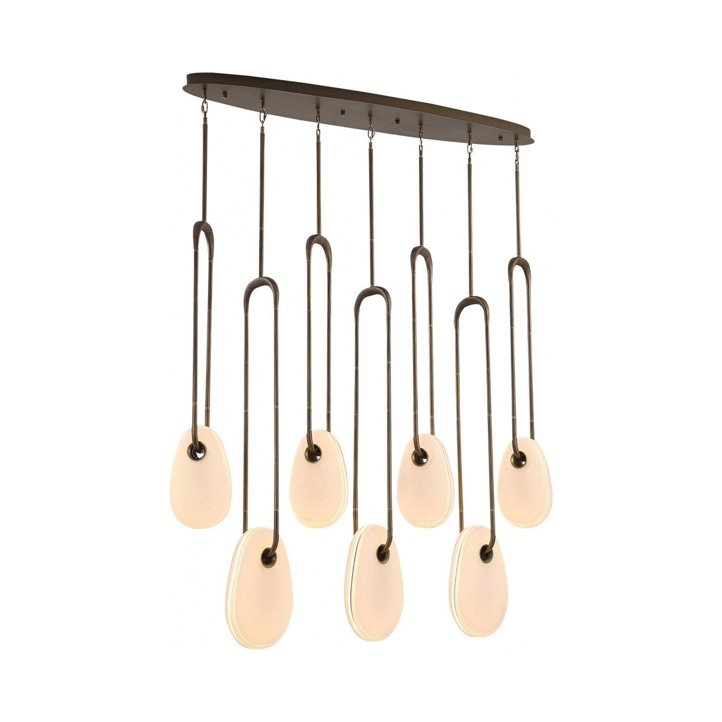 Palmea LED Linear Pendant Light in Detail.