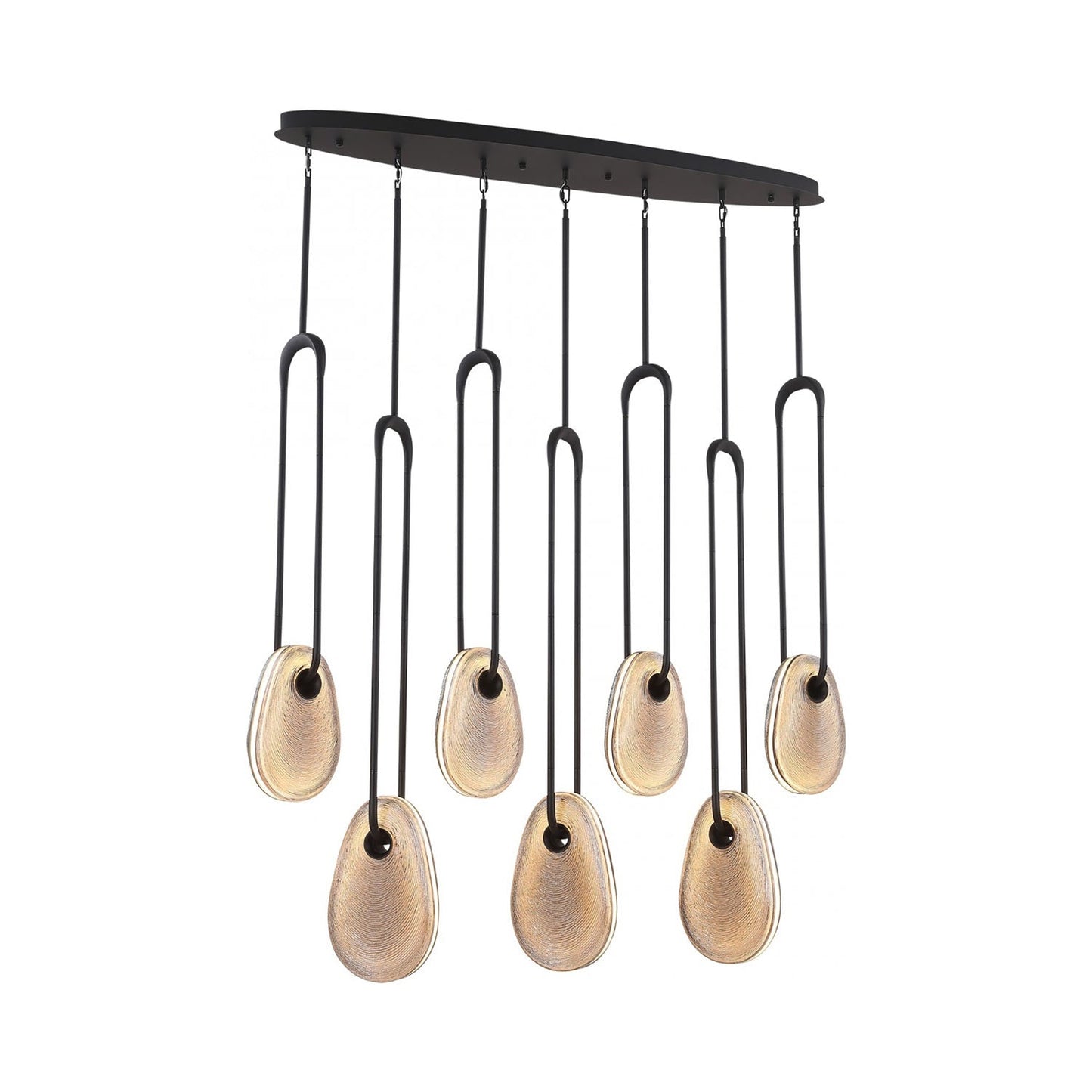 Palmea LED Linear Pendant Light in Detail.