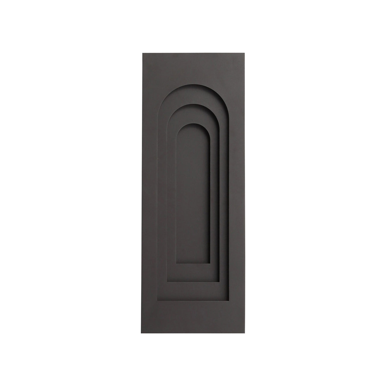 Avenue Rectangular Curved Top Outdoor LED Wall Light (24-Inch).