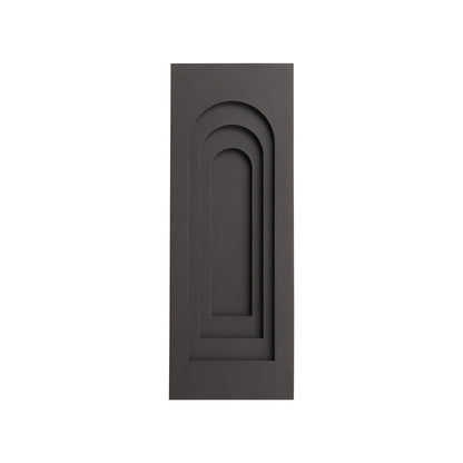 Avenue Rectangular Curved Top Outdoor LED Wall Light (24-Inch).