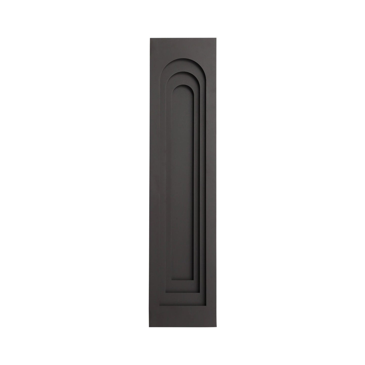 Avenue Rectangular Curved Top Outdoor LED Wall Light (36-Inch).