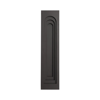 Avenue Rectangular Curved Top Outdoor LED Wall Light (36-Inch).