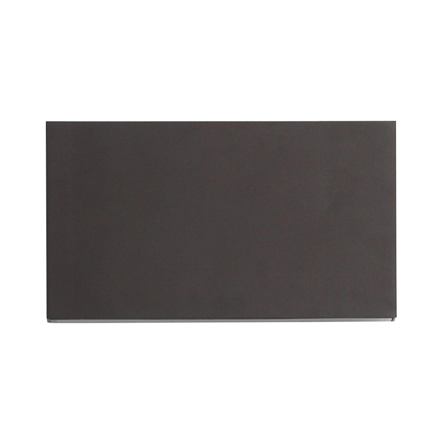 Avenue Rectangular Up Down Outdoor LED Wall Light in Dark Bronze.