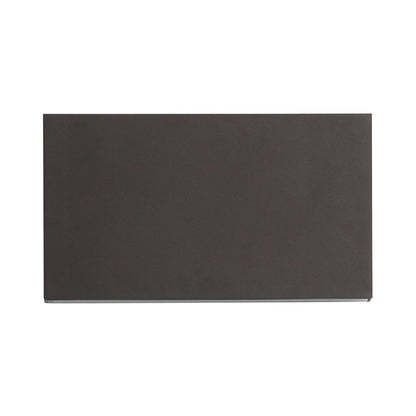 Avenue Rectangular Up Down Outdoor LED Wall Light in Dark Bronze.