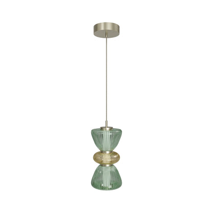 Rosewood Pendant Light in Green.